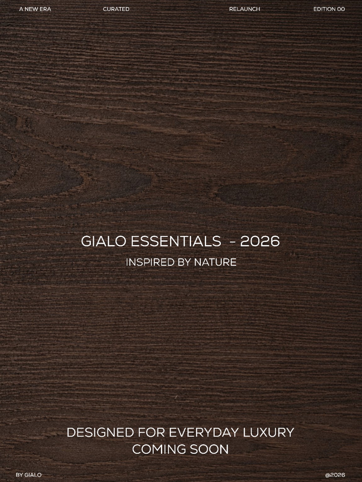 GIALO Essentials natural wood wall collection